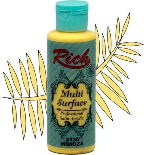 Multi Surface Profesyonel Saten Akrilik Boya 120 Cc Mimoza 2130