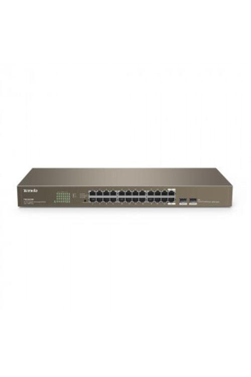 Teg1024F 24 Port 10-100-1000 Mbps + 2 Port Sfp Switch Hub Çelik Kasa Rack Mount