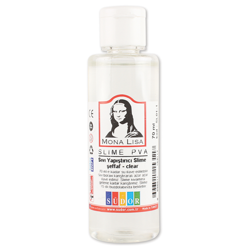 Monalisa Sl01-1 Sıvı Yapıştırıcı Slime 70 Ml Şeffaf (12 Li Paket)