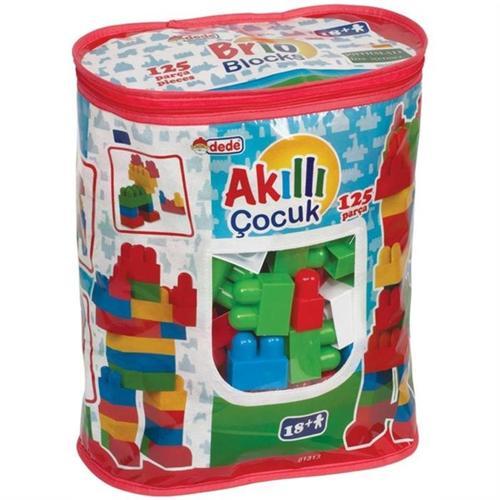 Oyuncak Akıllı Çocuk Blok Seti Çantalı Lego (125 Parça) 01313