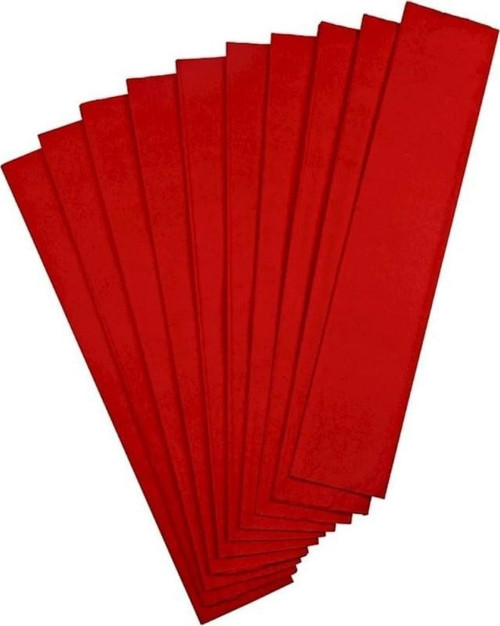 Krapon Kağıdı 50X200 Cm Kırmızı (10 Lu Paket)