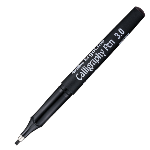 Ek-243 Calligraphy Pen Kaligrafi Kalemi 3.0 Mm Siyah (12 Li Kutu)