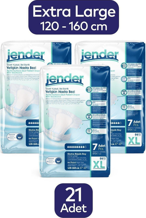 Bel Bantlı Xl 7'Li 3 Paket 21 Adet