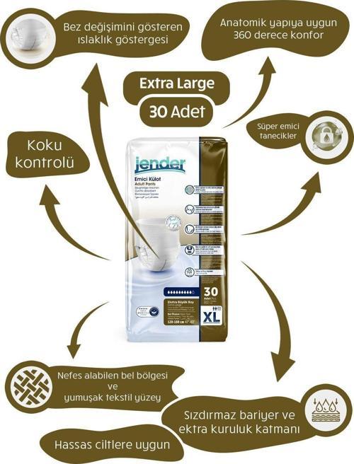 Külotlu Bez 1 Paket 30 Adet Xl