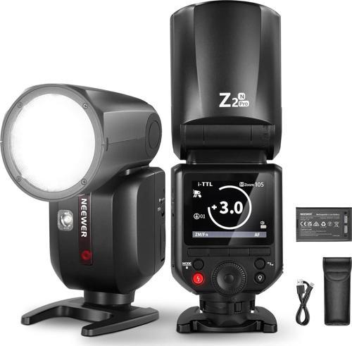 Z2PRO-N TTL Yuvarlak Başlıklı Tepe Flaşı (Nikon Uyumlu)