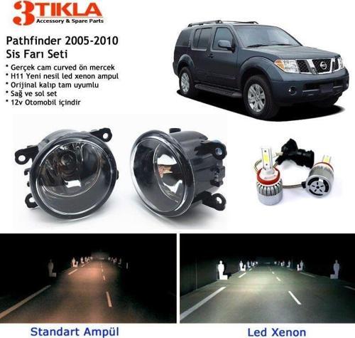 Nissan Pathfinder 2005-2010 Beyaz Led Xenon Sis Farı Seti