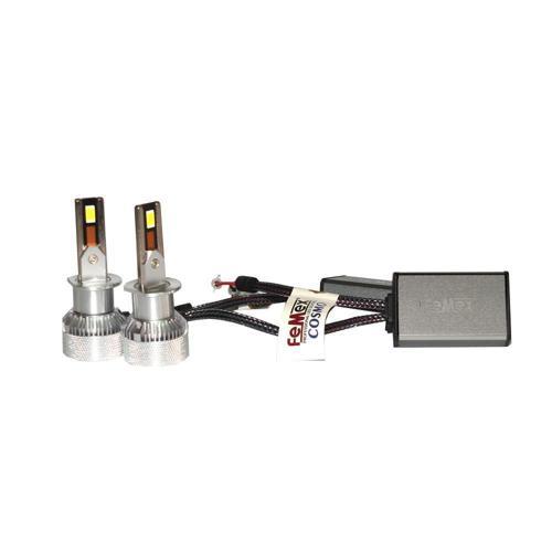 Volkswagen Transporter T5 2004-2009 Uzun Far Mini Cosmo Beyaz H1 Mini Led Xenon Şimşek Etkili 15000 Lümen