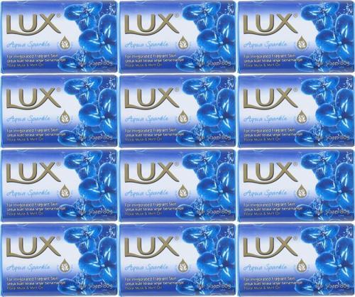 Lux Sabun 80GR Aqua Sparkle (Su Gibi Işıltı) (12 Li Set)