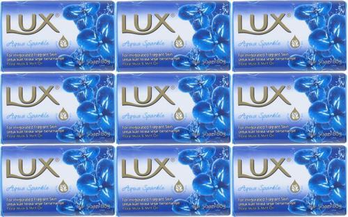 Lux Sabun 80GR Aqua Sparkle (Su Gibi Işıltı) (9 Lu Set)