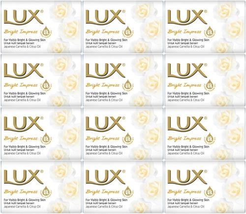 Lux Sabun 80GR Bright Impress (Etkileyici Parlaklık) (12 Li Set)
