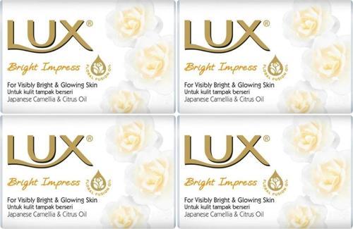 Lux Sabun 80GR Bright Impress (Etkileyici Parlaklık) (4 Lü Set)