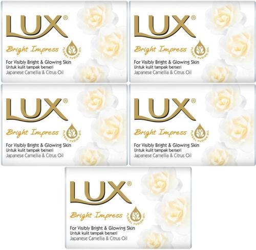 Lux Sabun 80GR Bright Impress (Etkileyici Parlaklık) (5 Li Set)