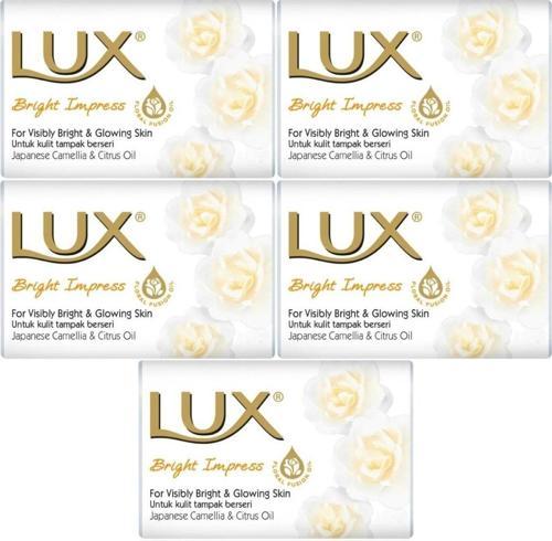 Lux Sabun 80GR Bright Impress (Etkileyici Parlaklık) (5 Li Set)