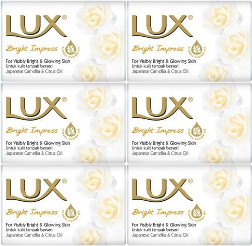 Lux Sabun 80GR Bright Impress (Etkileyici Parlaklık) (6 Lı Set)