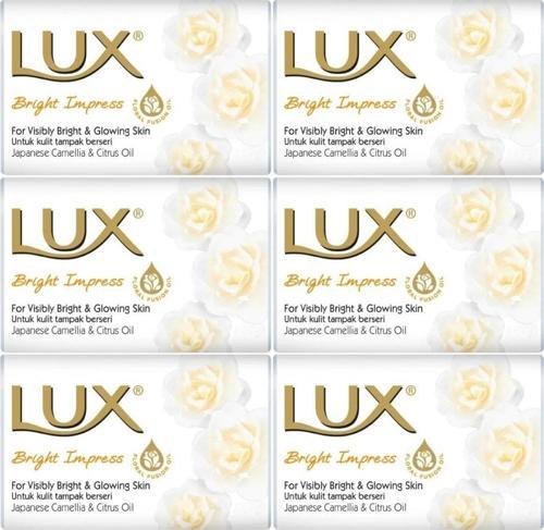 Lux Sabun 80GR Bright Impress (Etkileyici Parlaklık) (6 Lı Set)