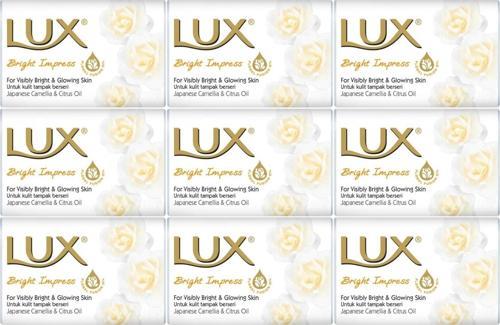 Lux Sabun 80GR Bright Impress (Etkileyici Parlaklık) (9 Lu Set)