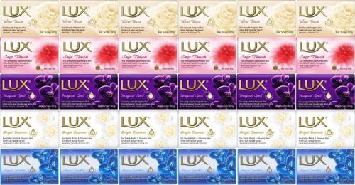Lux Sabun 80GR (Karma 30 Lu Set) Soft Touch/Velvet Touch/Magicial Spell/Aqua Sparke/Bright Impress