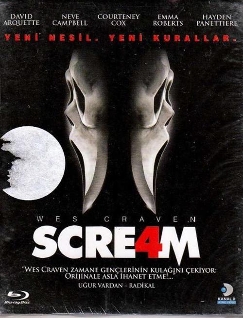Çığlık 4 - Scre4m ( Türkçe Dublaj ) ( Ambalajında - Sıfır ) Blu-Ray Disc