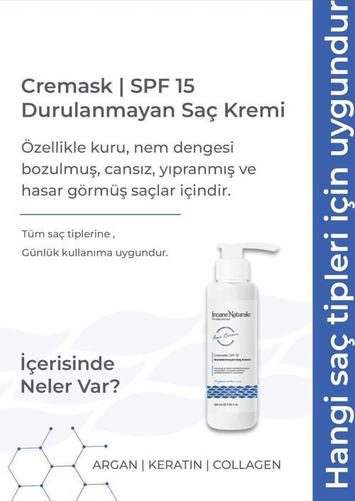 Cremask Durulanmayan Saç Bakım Kremi (Valiz-Seyahat Boy) 100 Ml