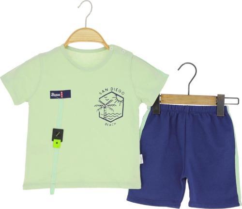 SAN DIEGO BASKILI ERKEK ŞORTLU TAKIM Yeşil