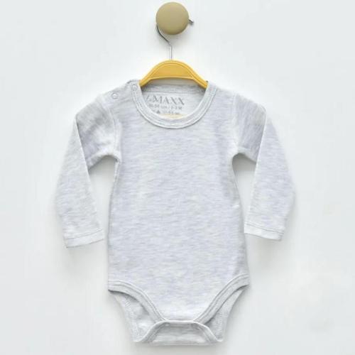 LOVEMAXX UNISEX UZUN KOL ZIBIN Gri