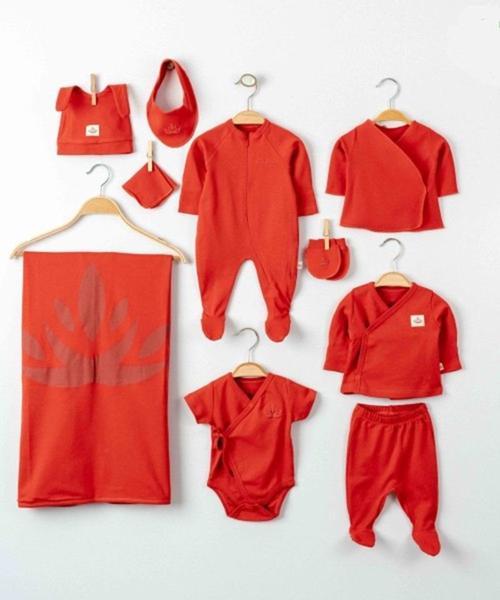 ORGANİK BASIC ONLU SET KIRMIZI