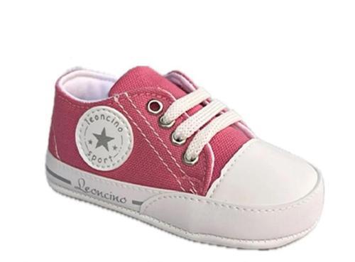 LEONCINO 18-19 BAĞCIKLI PATİK AYAKKABI Pembe