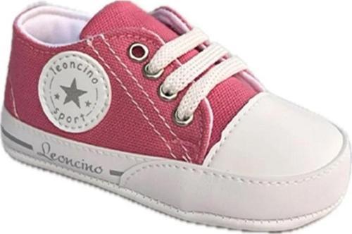 LEONCINO 18-19 BAĞCIKLI PATİK AYAKKABI Pembe
