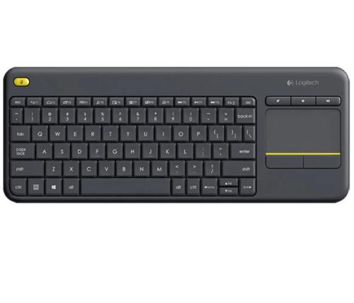 920-007149 Wireless Touch K400 Plus Siyah TV Kablosuz Klavye