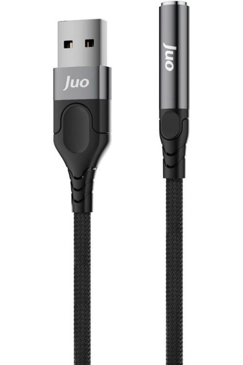 USB-A to 3.5mm Jack Kulaklık Mikrofon Aux Dönüştürücü Harici Ses Kartı