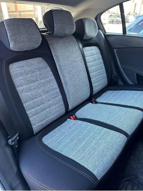 Fiat Egea 2020 Üstü Ve Cross Modele Uygun Özel Dikim Koltuk Kılıfı Arka Koltuk 2 Parça
