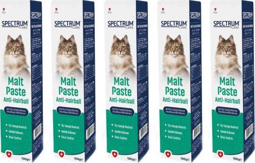 Care Anti-Hairball Kedi Tüy Yumağı Önlemeyi Destekleyen Malt Macunu 100Gr - 5 Adet