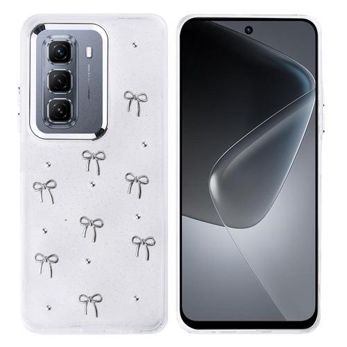 İnfinix Hot 50 4G Uyumlu Kamera Korumalı Kiraz-Fiyonk Figürlü Silikon Kapak