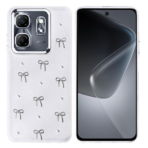 İnfinix Smart 9 Uyumlu Kamera Korumalı Kiraz-Fiyonk Figürlü Silikon Kapak