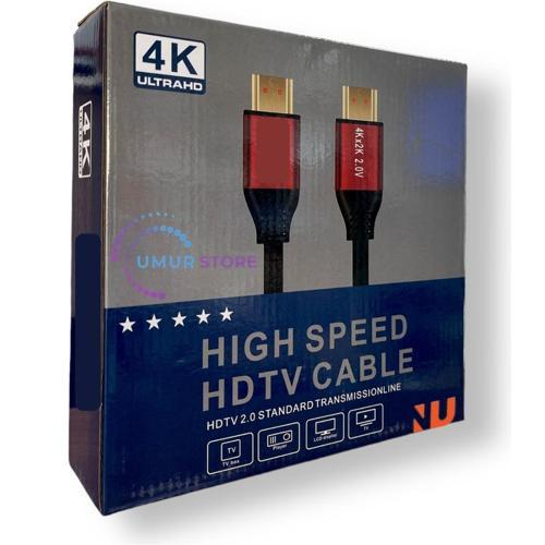 4K Hdmi Kablo 2.0 Hızlı 3D Altın Uçlu - 10 Metre