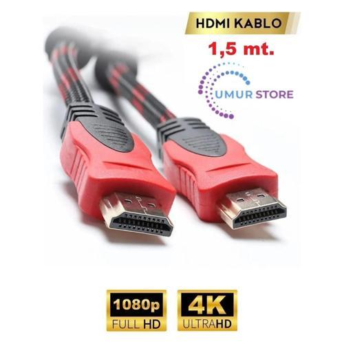 1.5mt HDMI Bakır Korumalı Kablo