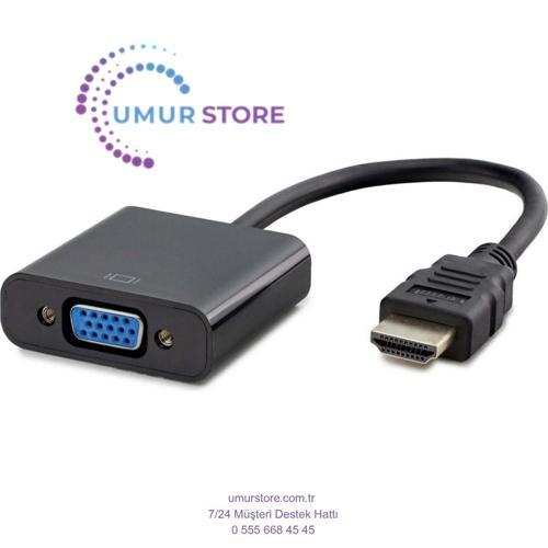 Çevirici HDMI To VGA Siyah Hadron HDX-2020