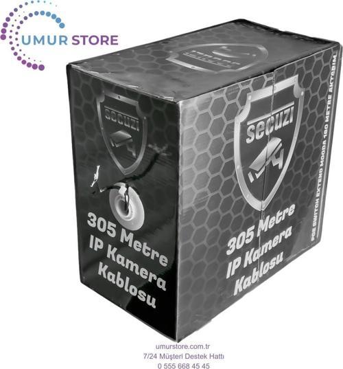 305M 24AWG Pu/cca Cat5 Ip Kamera Kablosu