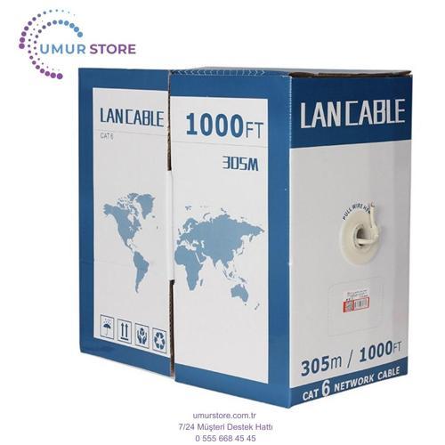 Cat6 305 Metre 23 Awg Utp Cu %100 Bakır 0.41 mm