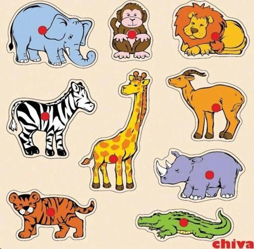 Nessiworld CS-1009 SAFARİ HAYVANLARI AHŞAP YAPBOZ