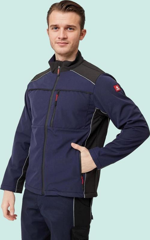 Kışlık İş Güvenliği Softshell Mont Allium Suya Rüzgar Kesici Termal İç Astarlı