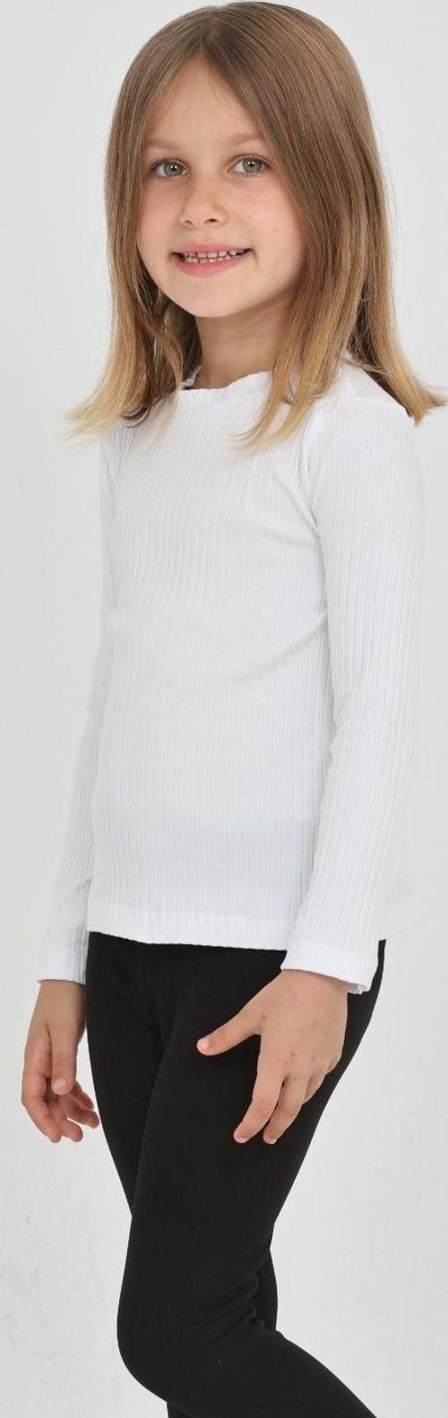 Toontoy Kız Çocuk Okul Omuz Çıtçıtlı Tişört