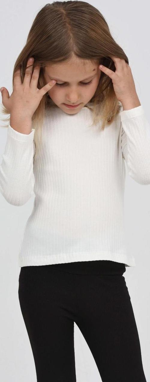 Toontoy Kız Çocuk Okul Omuz Çıtçıtlı Tişört