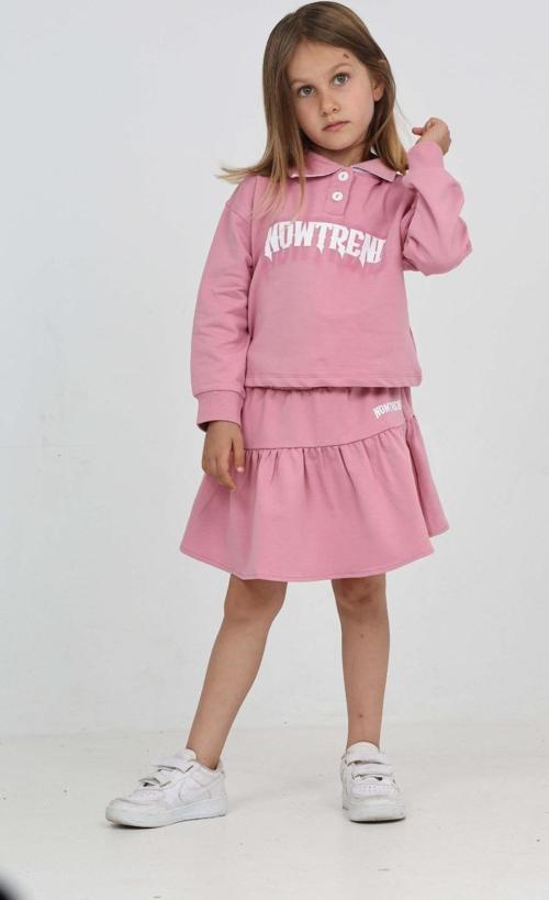 Toontoy Kız Çocuk Nowtrend Baskılı Etekli Takım