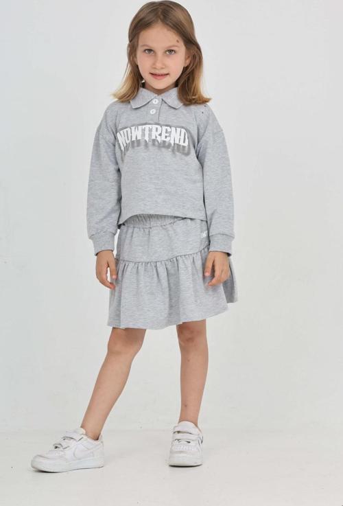 Toontoy Kız Çocuk Nowtrend Baskılı Etekli Takım