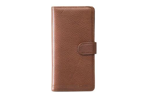 Telefon Girişli Patlı Hakiki Deri El Portföyü- Taba Erkek / Kadın P202