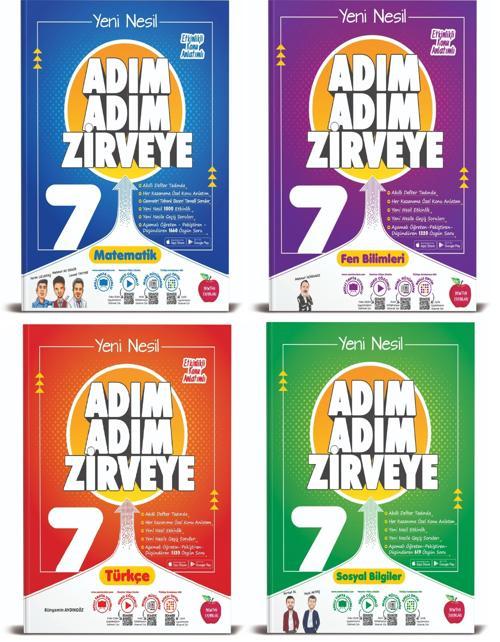 Newton Yayınları 7. Sınıf Adım Adım Zirveye Soru Bankası Seti