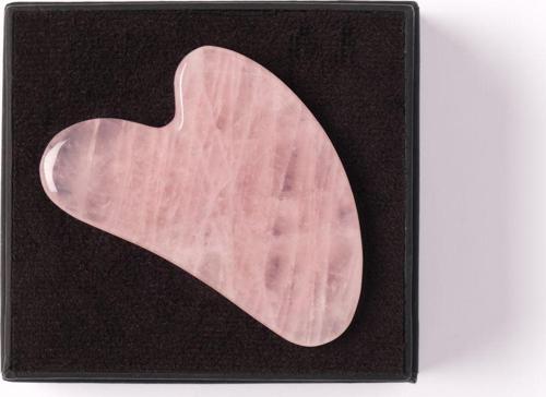 Pembe Kuvars Gua Sha Masaj Aleti