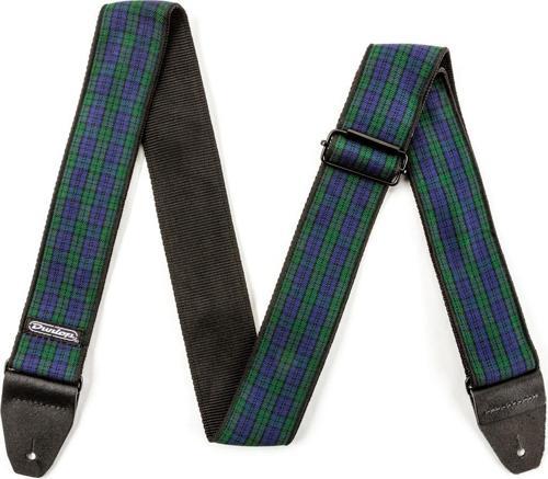 D6731 Jacquard Blackwatch Plaid Gitar Askısı