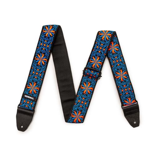 JH25 Jimi Hendrix Blacklight Fillmore Blue Gitar Askısı